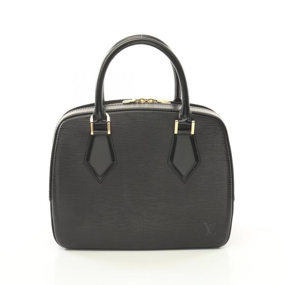 Louis Vuitton Sablon Epi Noir Black Leather Handbag Black - Picture 1 of 7